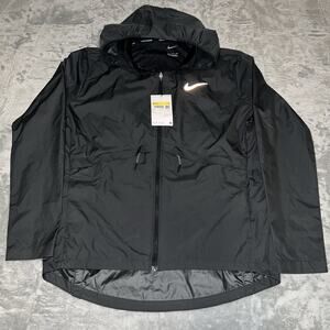 Nike Women's Essential Repel Black Reflec Running Jacket S CV8282-010 $90 NWT